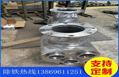 液體管道除鐵器，廣西液體管道除鐵器_廣西液體管道除鐵器廠家應(yīng)用安裝示意圖型12000高斯_可定制工作原理