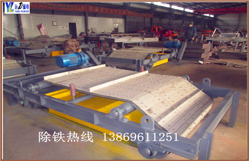 自卸式電磁除鐵器，福建超強(qiáng)干式自卸式電磁除鐵器_福建超強(qiáng)干式自卸式電磁除鐵器廠家配件_型號及工作視頻