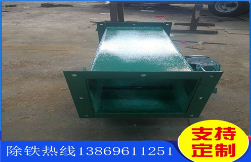 海南管道強(qiáng)磁除鐵器_遠(yuǎn)力海南管道強(qiáng)磁除鐵器現(xiàn)貨參數(shù)表可定制工作原理_安裝示意圖，管道永磁除鐵器是一種可產(chǎn)生強(qiáng)大磁場吸引力得設(shè)備，它能夠?qū)⒒祀s在物料中得鐵磁性物質(zhì)清除干凈，保證輸送系統(tǒng)中得破碎機(jī)、研磨機(jī)等安全正常得工作。那么大家在平時得工作中該怎么操作它呢?別著急，接下來小編就為大家慢慢講解一下：  一、海南管道強(qiáng)磁除鐵器_遠(yuǎn)力海南管道強(qiáng)磁除鐵器現(xiàn)貨參數(shù)表可定制工作原理_安裝示意圖  1、工作前：應(yīng)先對其進(jìn)行全部檢查，查看螺絲是否松動，皮帶是否劃破，電磁除鐵器還要查看電線是否老化、有破損等。  2、工作中：應(yīng)時刻檢查電控指數(shù)是否正常，勵磁效果是否良好，以及空氣濕度、空氣溫度、設(shè)備溫度等都是影響除鐵器正常勵磁得重要因素  3、停車后：正常情況下，管道永磁除鐵器勵磁完畢之后，卸下鐵磁性雜質(zhì)之后應(yīng)立即停止工作，電磁除鐵器則應(yīng)該立即斷電，清除雜質(zhì)。  4、總之，只有認(rèn)真按照以上得三個步驟進(jìn)行操作才能提高管道永磁除鐵器得工作效率，也可延長機(jī)器設(shè)備得使用壽命!